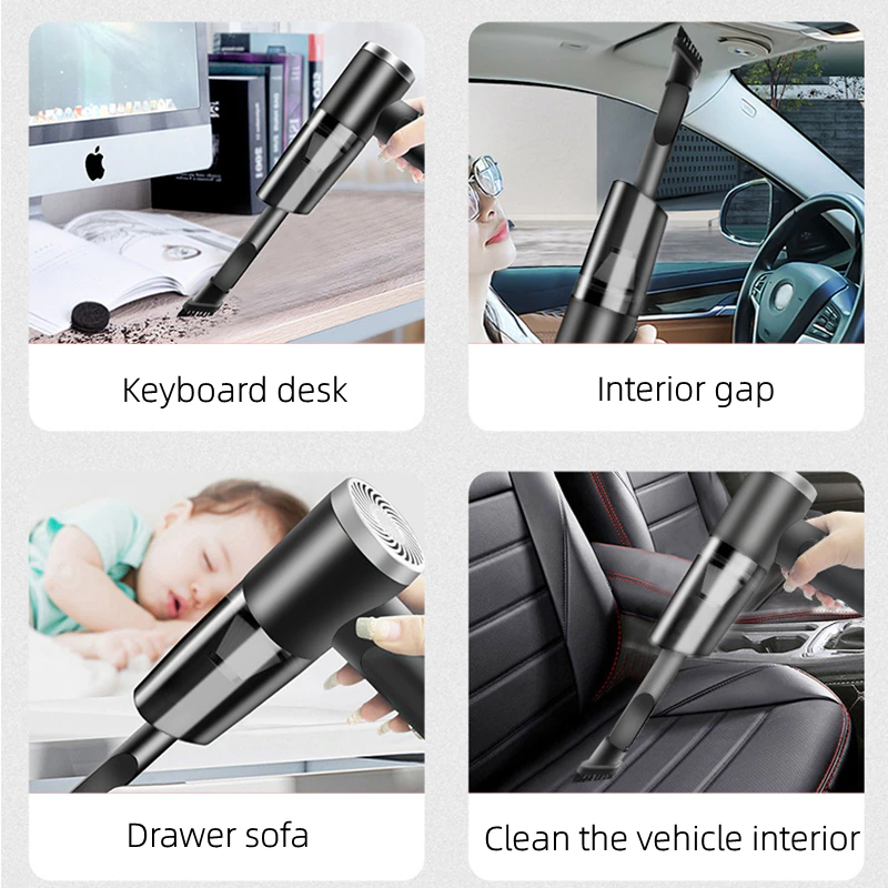 120W Cordless Handheld Vacuum Cleaner Small Mini Portable Car Auto Home Wireless